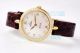 Swiss Replica Omega De Ville Ladies Watch Yellow Gold White MOP Dial Brown Leather (4)_th.jpg